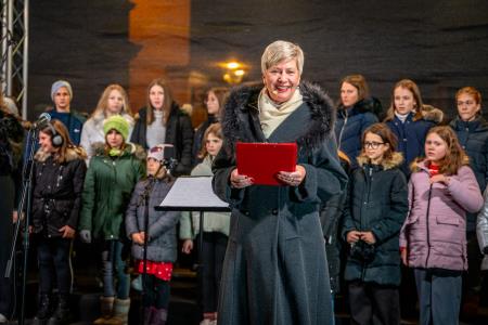 V Kamniku zasijale novoletne lučke (3)